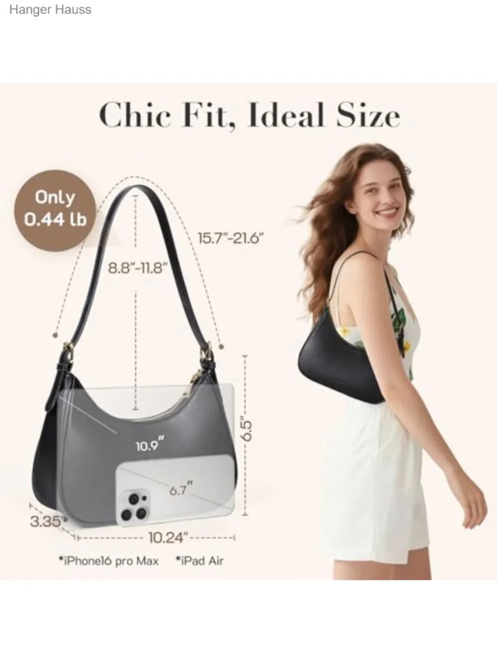 Shoulder Bag Small Handbags Vegan Leather PU Hobo Cute Clutch Purse Women